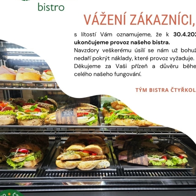 Ukončení provozu bistra